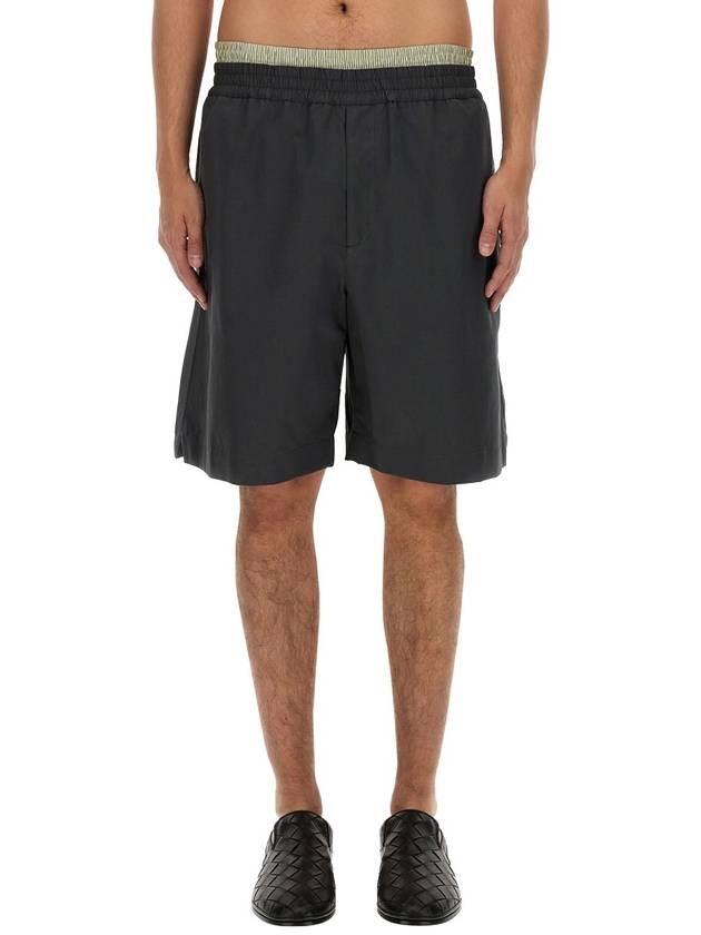 24 ss Double Waistband Shorts 785715 V3G20 1235 B0111077033 - BOTTEGA VENETA - BALAAN 2