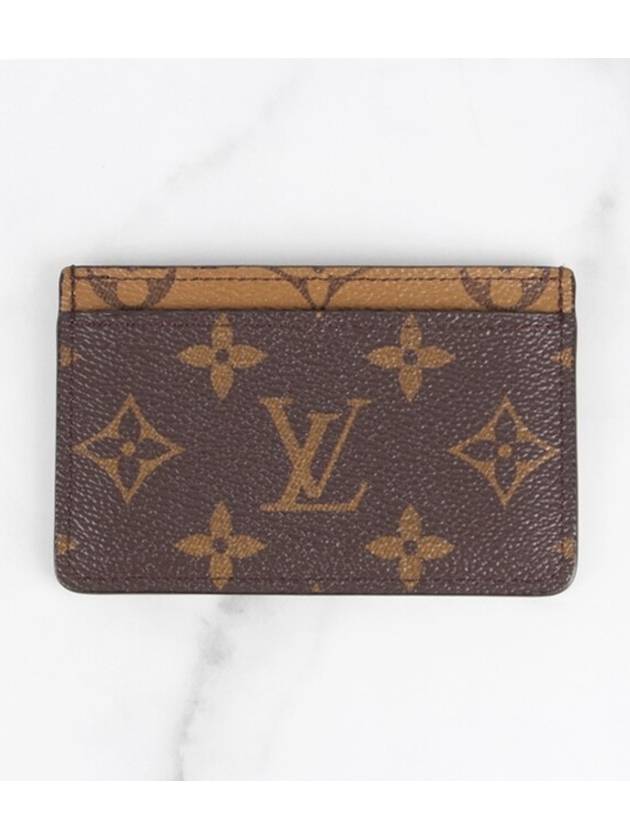 Reverse monogram card wallet brown - LOUIS VUITTON - BALAAN 3