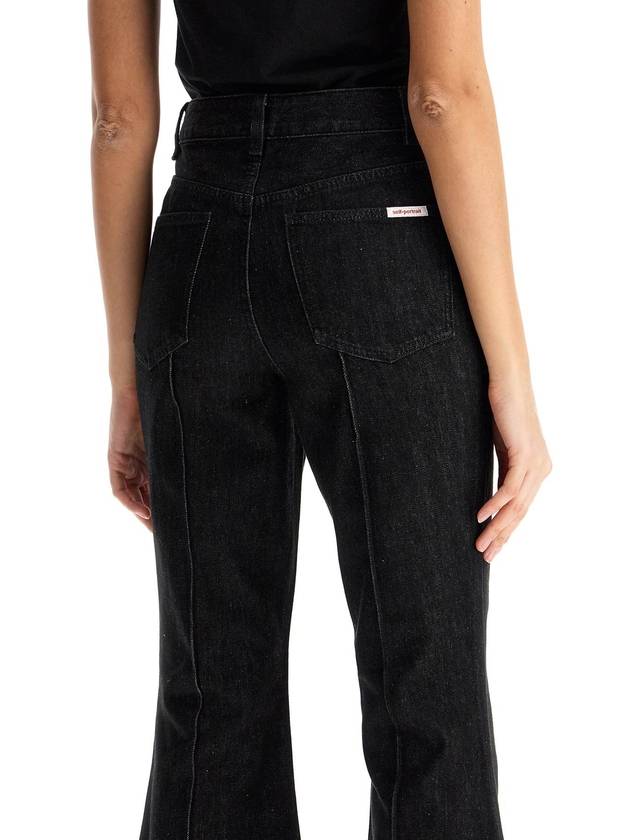 high-waisted flare jeans for - SELF PORTRAIT - BALAAN 4