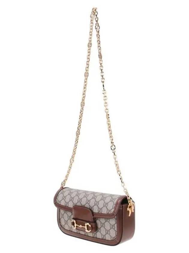 Women's Horsebit 1955 Shoulder Bag Beige - GUCCI - BALAAN 3