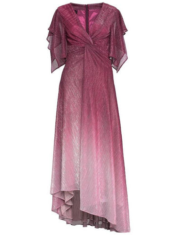 Talbot Runhof Lurex Draped Dress - TALBOT RUNHOF - BALAAN 1