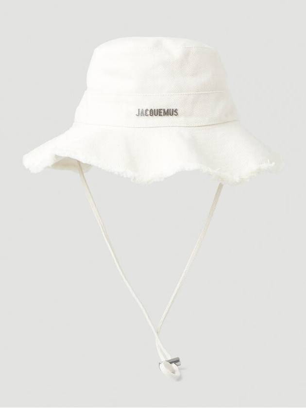 Le Bob Artichaut Bucket Hat Off White - JACQUEMUS - BALAAN 6