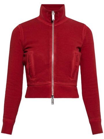 Dsquared2 Printed Sweatshirt, Women's, Red - DSQUARED2 - BALAAN 1