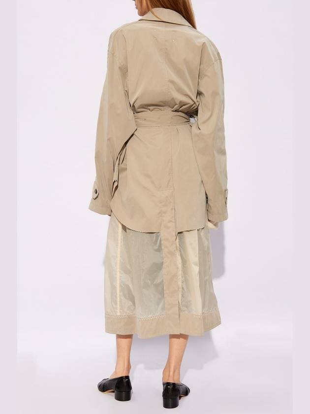 Belted Reversible Trench Coat Sand - MAISON MARGIELA - BALAAN 5