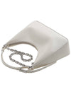 4G Chain Cutout Moon Leather Small Shoulder Bag White - GIVENCHY - BALAAN 5