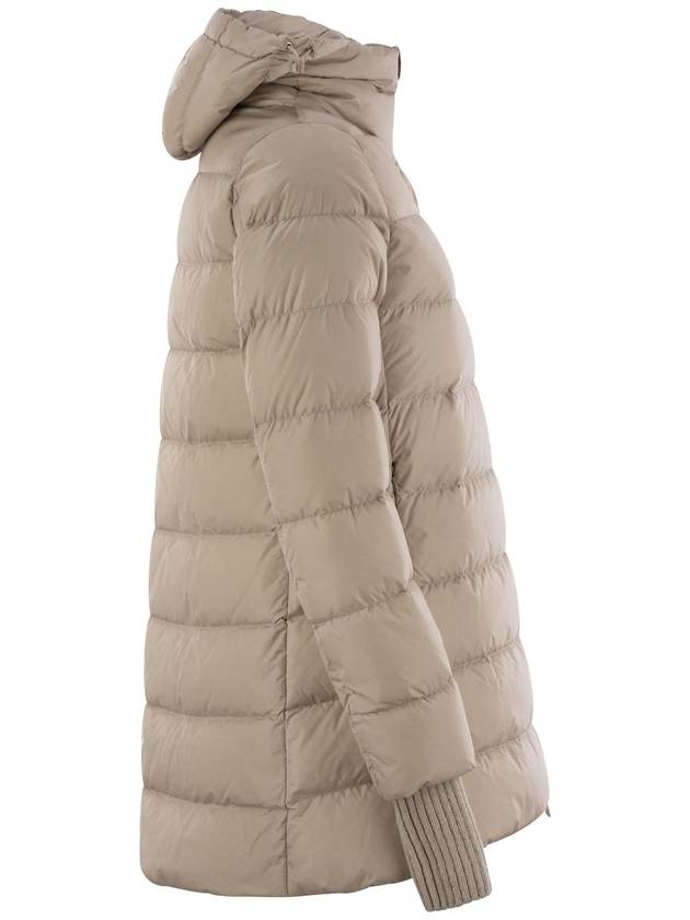 Medium down jacket with hood - HERNO - BALAAN 3