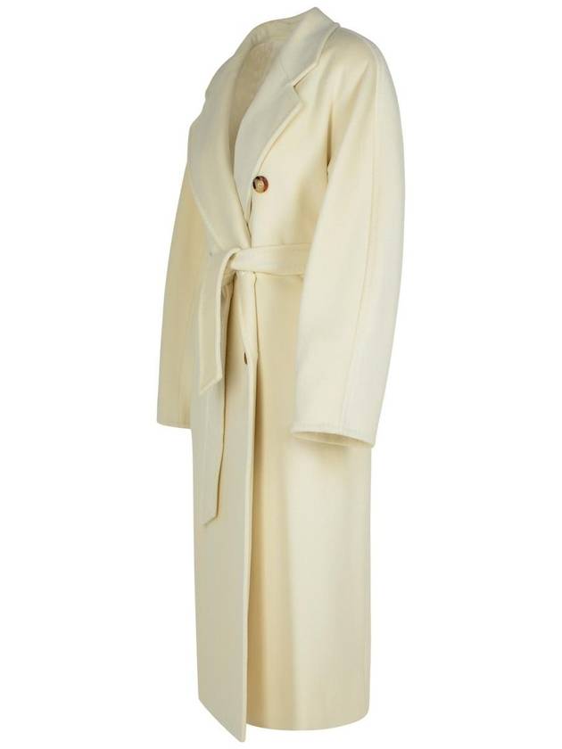 Max Mara 'Madame' White Wool Blend Coat - MAX MARA - BALAAN 2