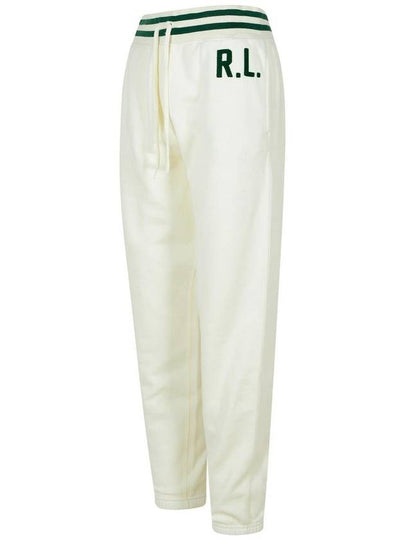 Polo Ralph Lauren White Cotton Joggers - POLO RALPH LAUREN - BALAAN 2