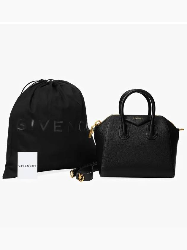 Givench Antigona Leather Mini Bag Black - GIVENCHY - BALAAN 4