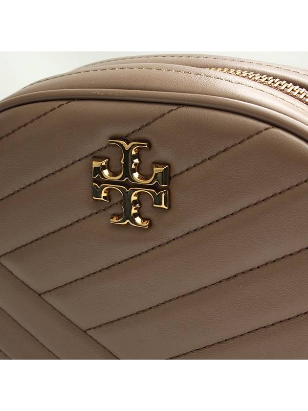 Tory Burch Brown Lambskin Matelasse Crossbody Bag - TORY BURCH - BALAAN 5