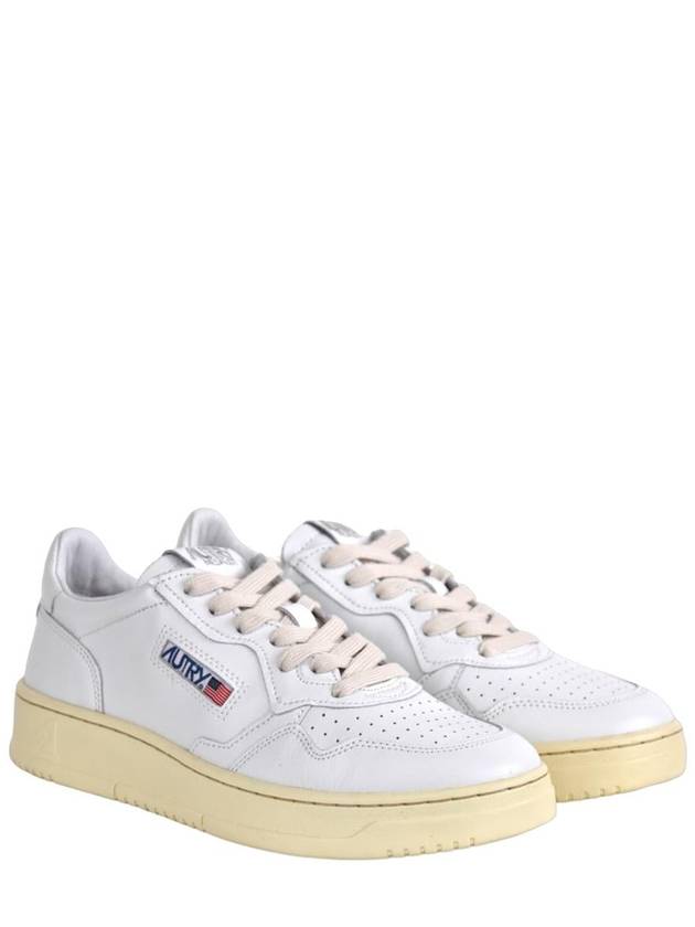 Medalist Leather Low Top Sneakers White - AUTRY - BALAAN 4