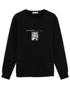 Graphic Print Sweatshirt Black - GIVENCHY - BALAAN 1