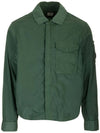 Chrome-R Pocket Over Long Sleeve Shirt Green - CP COMPANY - BALAAN 2