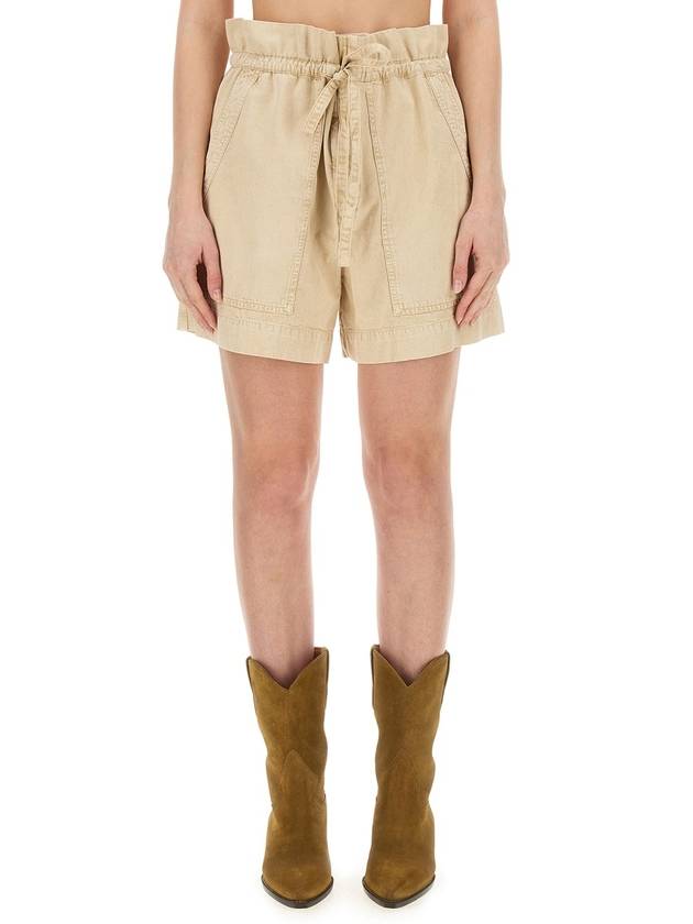 Short Pants SH0095FAB1H04E23SD BEIGE - ISABEL MARANT ETOILE - BALAAN 2