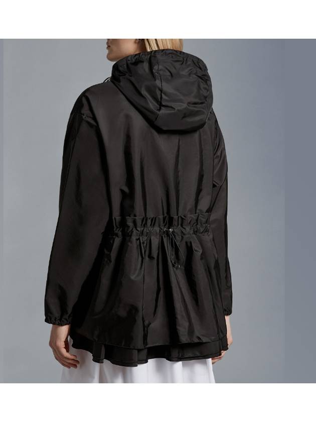 Wete Hooded Jacket Black - MONCLER - BALAAN 4