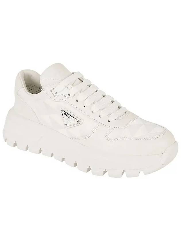 Prax 01 Low Top Sneakers White - PRADA - BALAAN 4