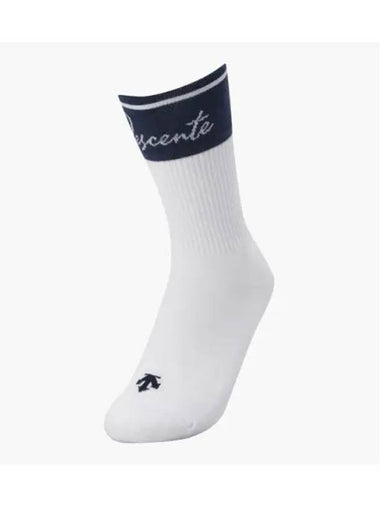 GOLF Women s Color Block Point Crew Socks DP32WFSO92 - DESCENTE - BALAAN 1