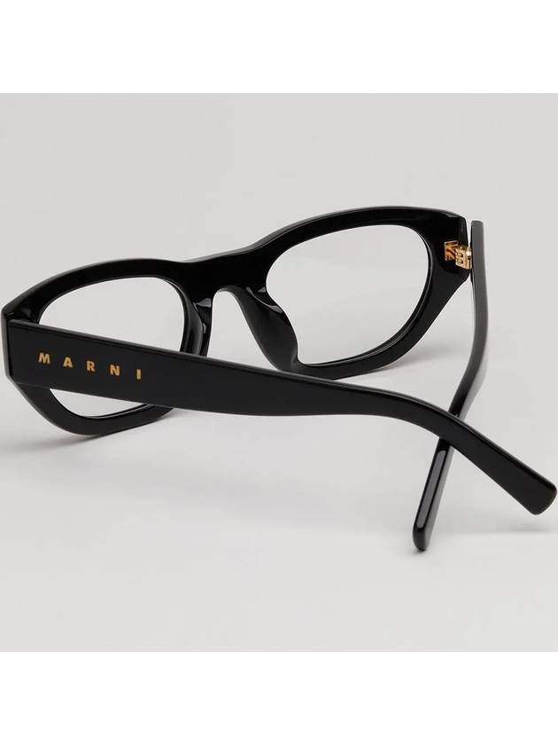 Glasses frame LAAMU ATOLL BLACK AOE oval horn rim retro fashion - MARNI - BALAAN 4