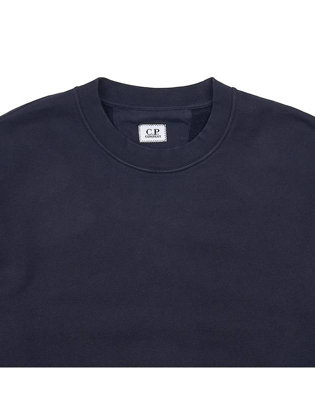 Lens Wappen Cotton Sweatshirt Navy - CP COMPANY - BALAAN 4