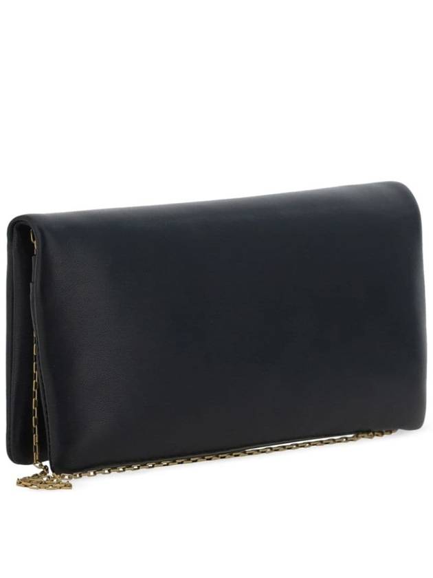 Calypso Lambskin Mini Shoulder Bag Black - SAINT LAURENT - BALAAN 5