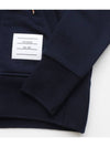 Engineered 4-Bar Stripe Loopback Jersey Knit Zip Up Hoodie Navy - THOM BROWNE - BALAAN 7