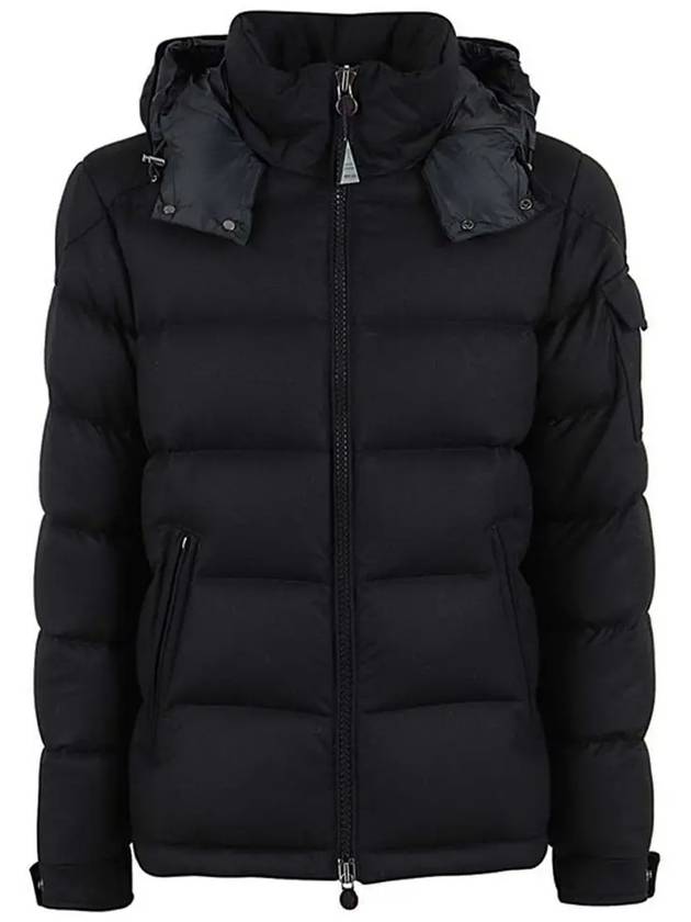 MONTGENEVRE Wool Padded Jacket Black 1A537 00 54272 999 - MONCLER - BALAAN 2