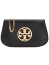 Reva Leather Cross Bag Black - TORY BURCH - BALAAN 2