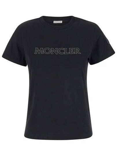 cubic logo t shirt black 8C000 21 89AIJ 999 - MONCLER - BALAAN 2