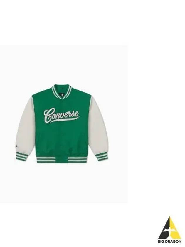 Vintage Varsity Jacket Green 10026912 A02 - CONVERSE - BALAAN 1