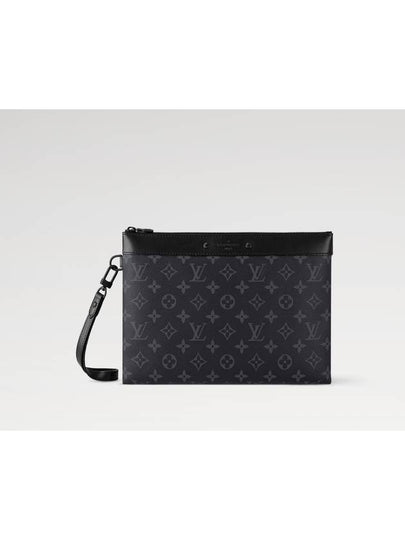 Monogram Eclipse Pochette Pouch Bag Black - LOUIS VUITTON - BALAAN 2