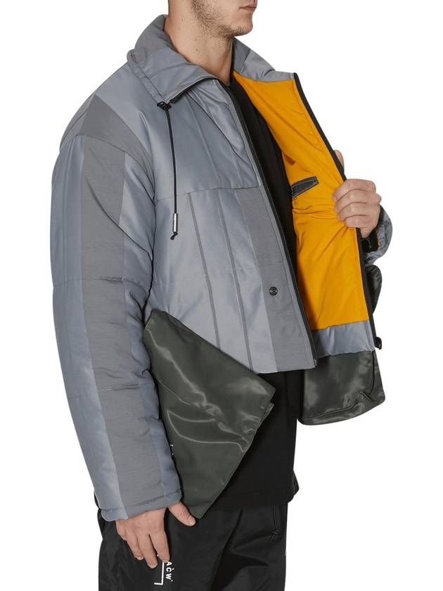 A Cold Wall Puffer Jacket With Detachable Sleeves Slate - A-COLD-WALL - BALAAN 7