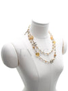 100th Anniversary Stone Long Necklace Pearl CC Logo Chain - CHANEL - BALAAN 5