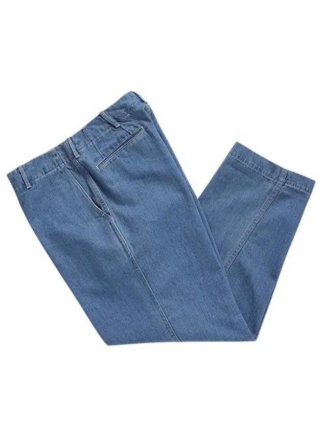 SUCS306E IB Wide Denim Long Pants - NANAMICA - BALAAN 5