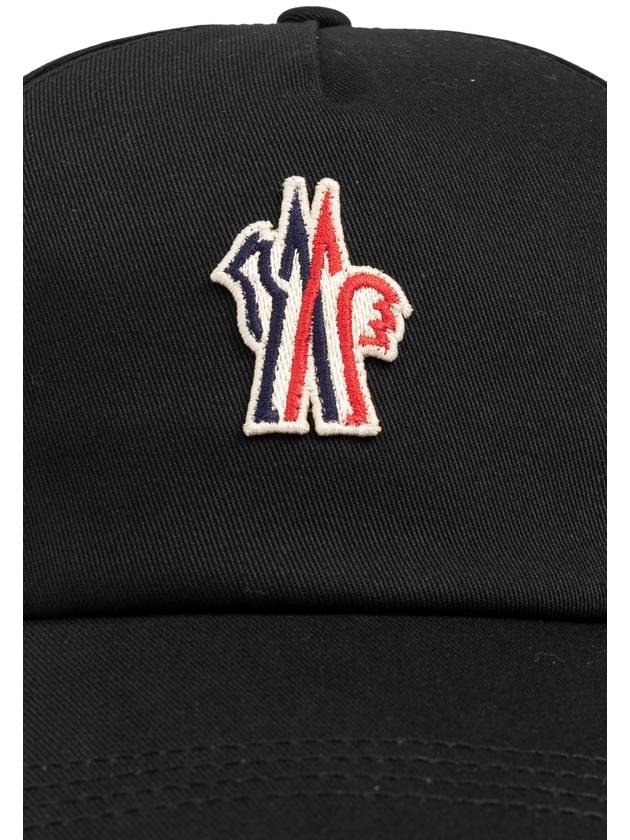 Gabardine Ball Cap Black - MONCLER - BALAAN 5