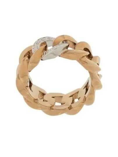 Medusa Chain Ring Gold - VERSACE - BALAAN 2