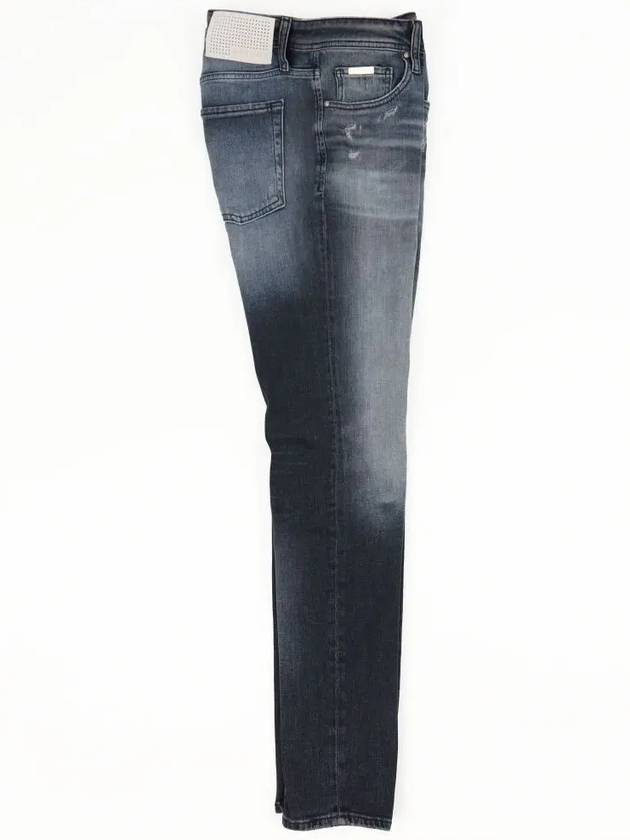 Roll-up dark blue spandex jeans - IKALOOOK - BALAAN 3