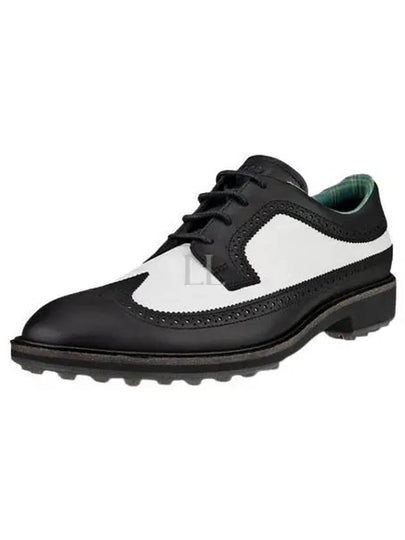 Men's Leather Classic Hybrid Spikeless Black White - ECCO - BALAAN 2