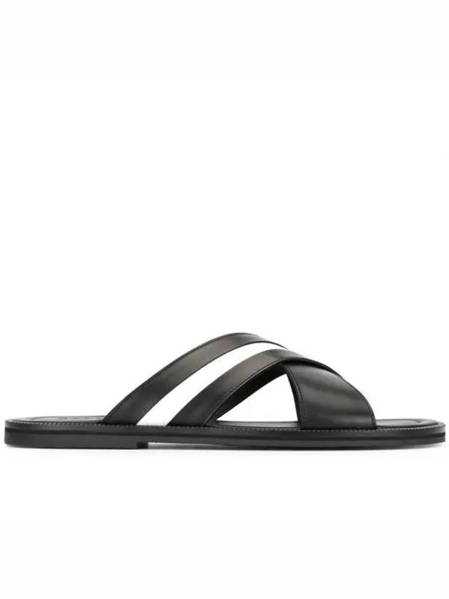 Jabil Stripe Detail Slippers 60266724044 F000 Black - BALLY - BALAAN 2