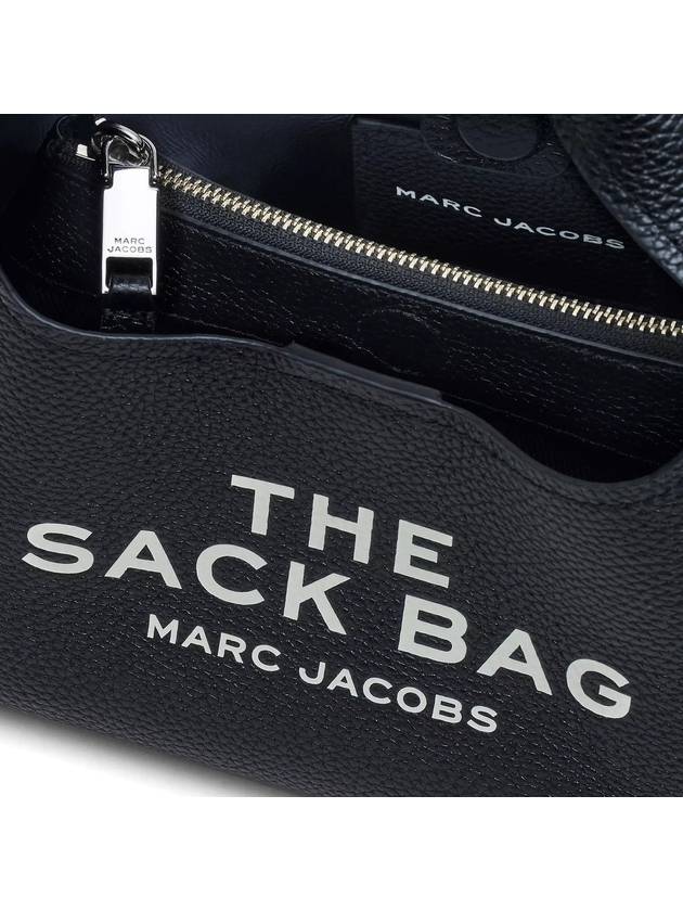 'The Mini Sack' Black Handbag With Logo In Leather Woman - MARC JACOBS - BALAAN 6