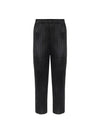 Women's Pleats Please Straight Pants Black - ISSEY MIYAKE - BALAAN.