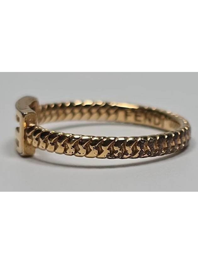 Baguette soft gold ring - FENDI - BALAAN 3