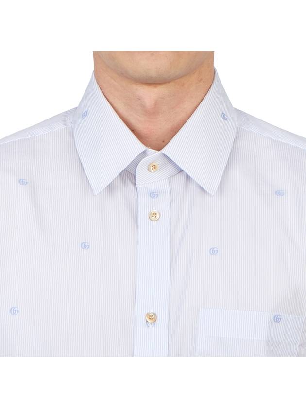 Cotton Long Sleeve Shirt White - GUCCI - BALAAN 7