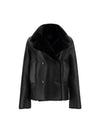 Shearling collar lambskin double jacket JF006407 0010 - JOSEPH - BALAAN 1