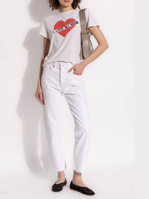 RE/DONE RE/DONE X Levis, Women's, White - RE/DONE - BALAAN 2