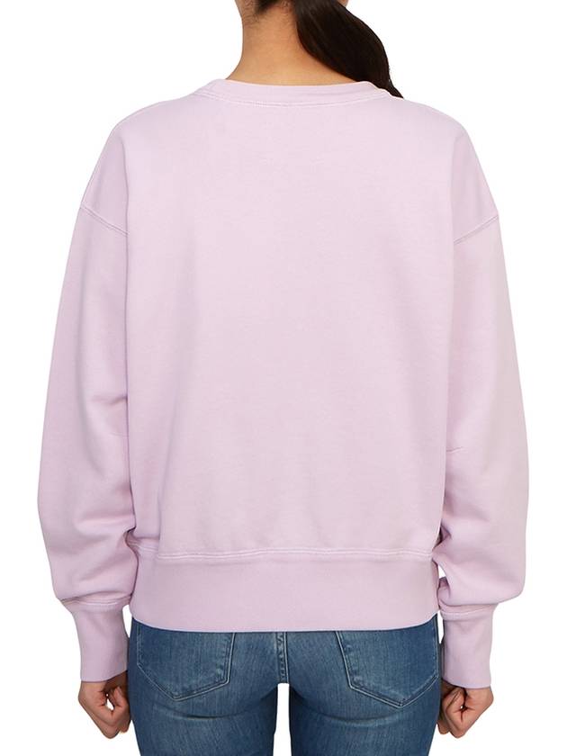 Shard Embroidered Logo Sweatshirt Lilac - ISABEL MARANT - BALAAN 6