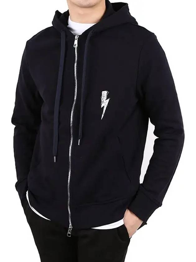 Men s Lightning Hooded Zip Up PBJS443 - NEIL BARRETT - BALAAN 2