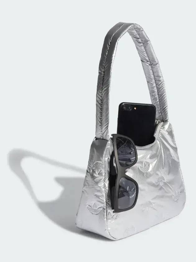 Shoulder Bag Hobo Bag Mini Puppy Silver Satin Bag Women - ADIDAS ORIGINALS - BALAAN 2