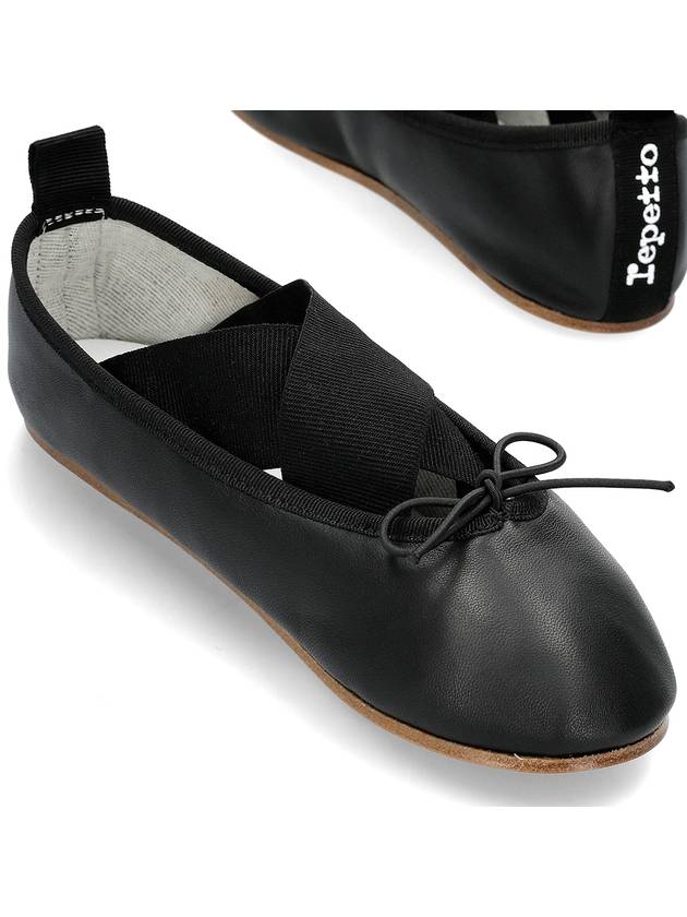 Gianna Leather Ballet Flat Black - REPETTO - BALAAN 2