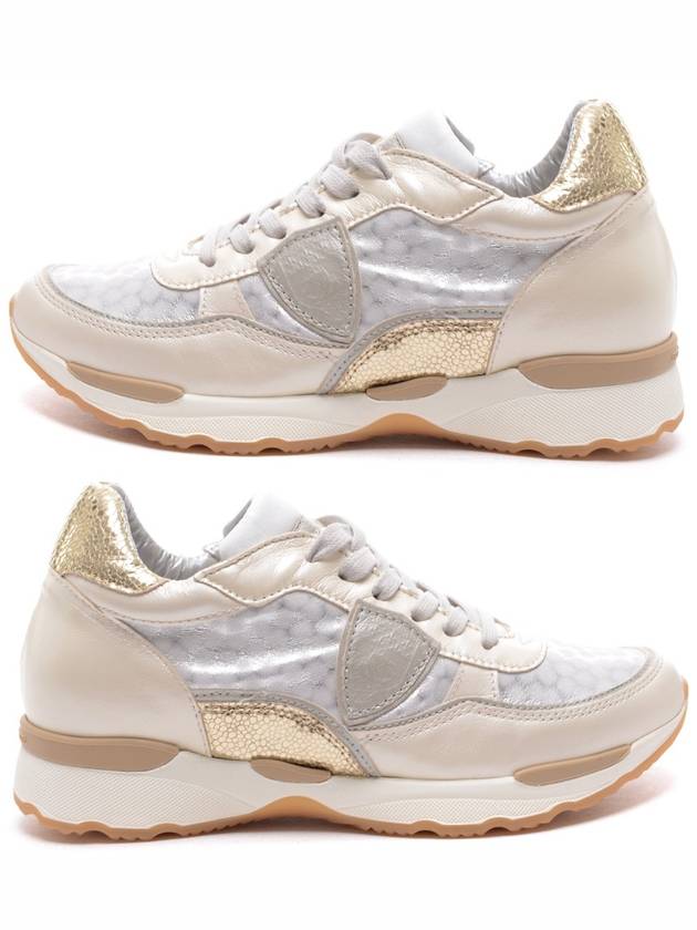 City Leather Low Top Sneakers Ivory - PHILIPPE MODEL - BALAAN 2