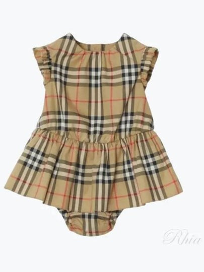 Kids Vintage Check Dress Beige - BURBERRY - BALAAN 2